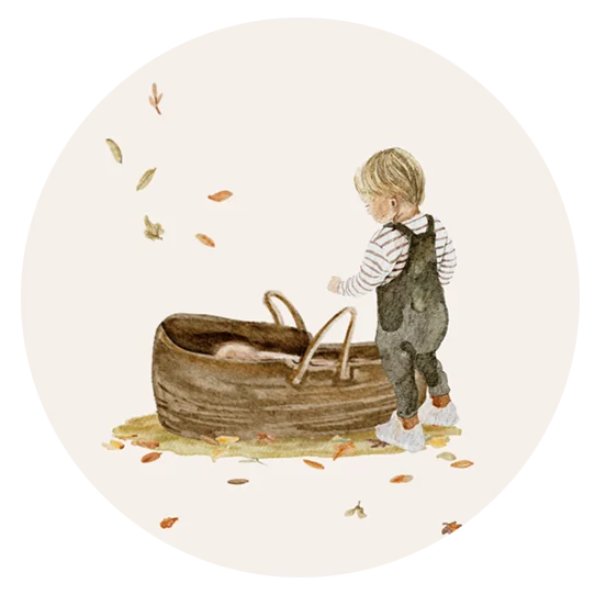 blog getekende herfst geboortekaartjes