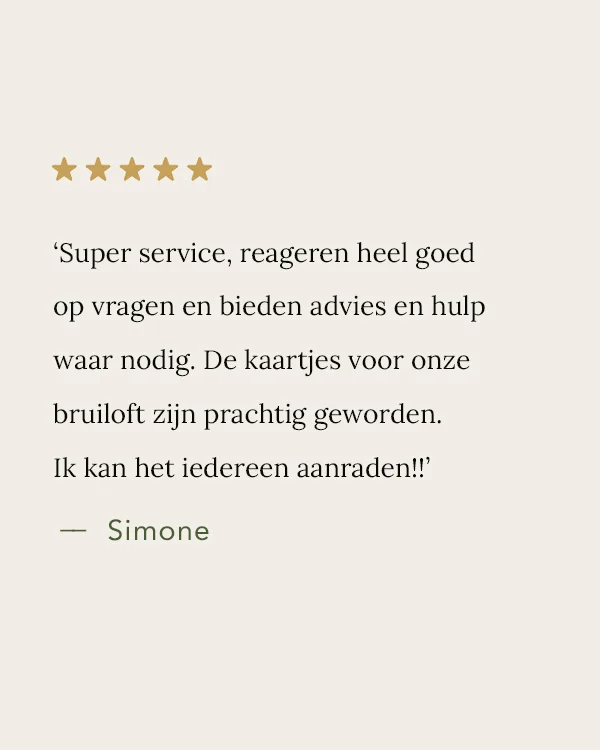 Klantfoto geboortekaartje