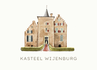 trouwkaart laten ontwerpen kasteel wijenburg